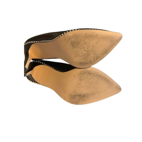 BCBGeneration Pumps High Heel Women's Size 6.5 Black Silver Holli Chain - Picture 11 of 14